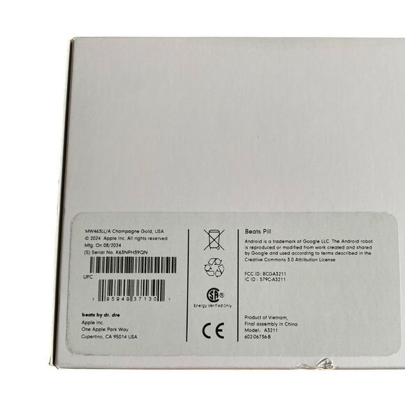 NEW Beats Pill Portable Wireless Bluetooth Speaker System Champagne Gold SEALED - Picture 7 of 10